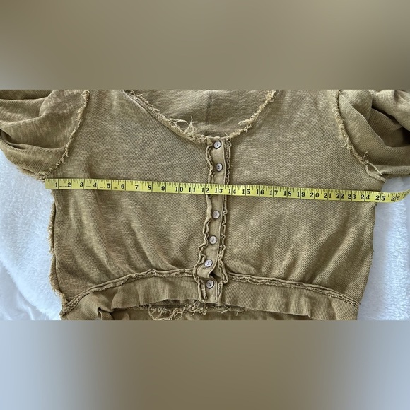Free People Golden Road Slouchy long sleeve top sz M - Picture 11 of 12